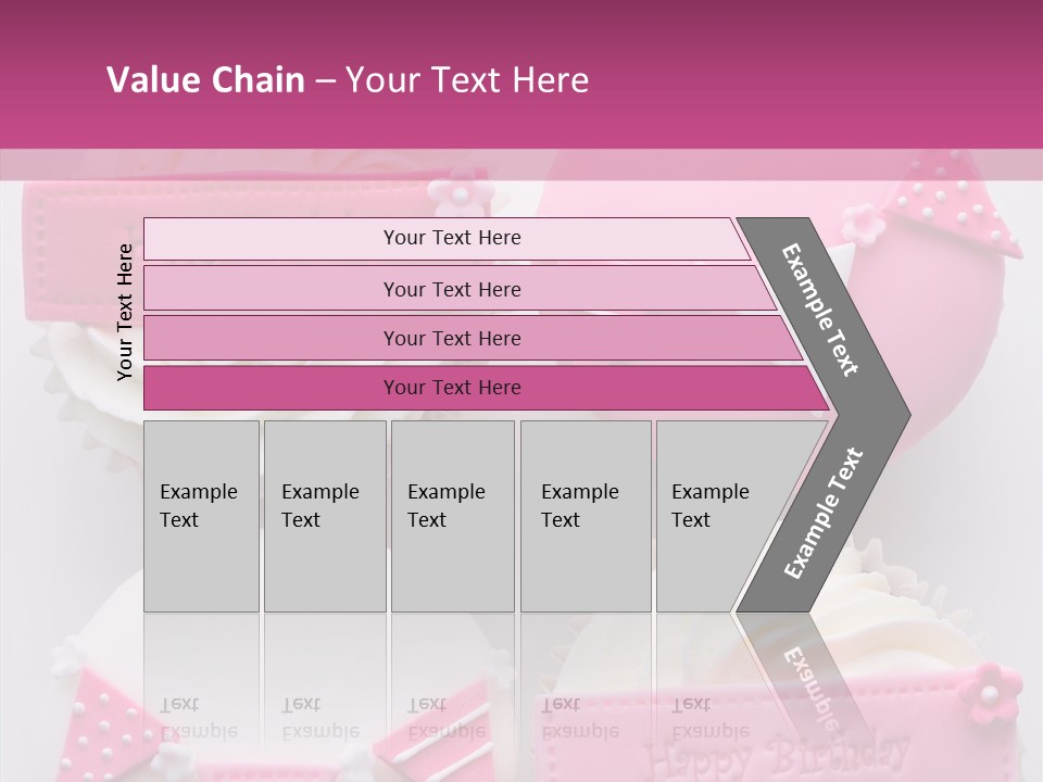 Buttercream Bunting Frosted PowerPoint Template