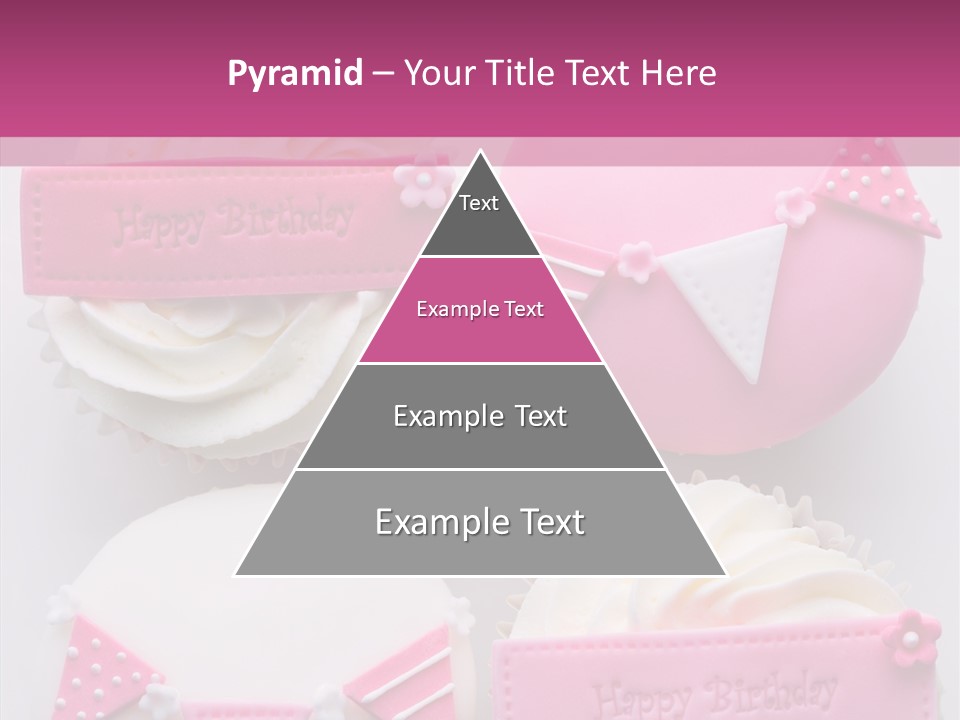 Buttercream Bunting Frosted PowerPoint Template
