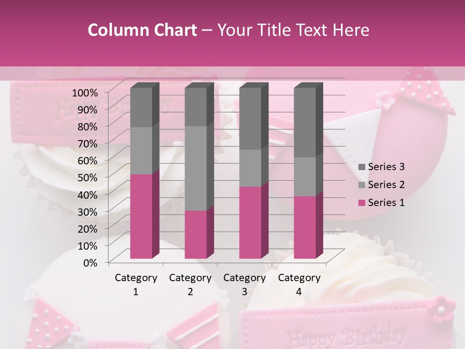 Buttercream Bunting Frosted PowerPoint Template