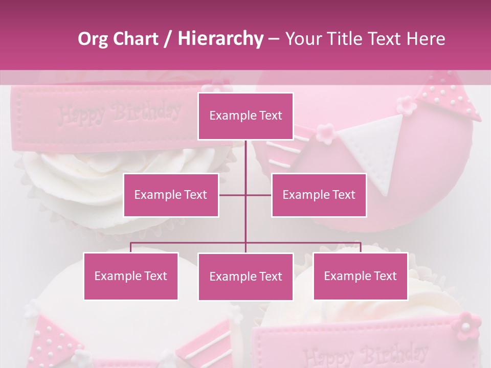 Buttercream Bunting Frosted PowerPoint Template