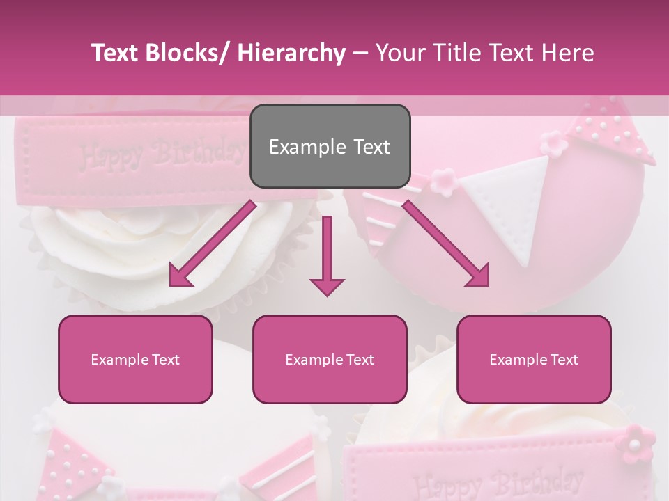 Buttercream Bunting Frosted PowerPoint Template