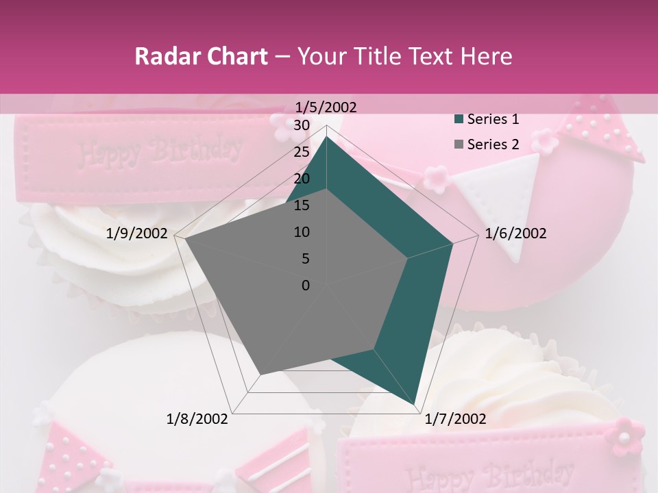 Buttercream Bunting Frosted PowerPoint Template