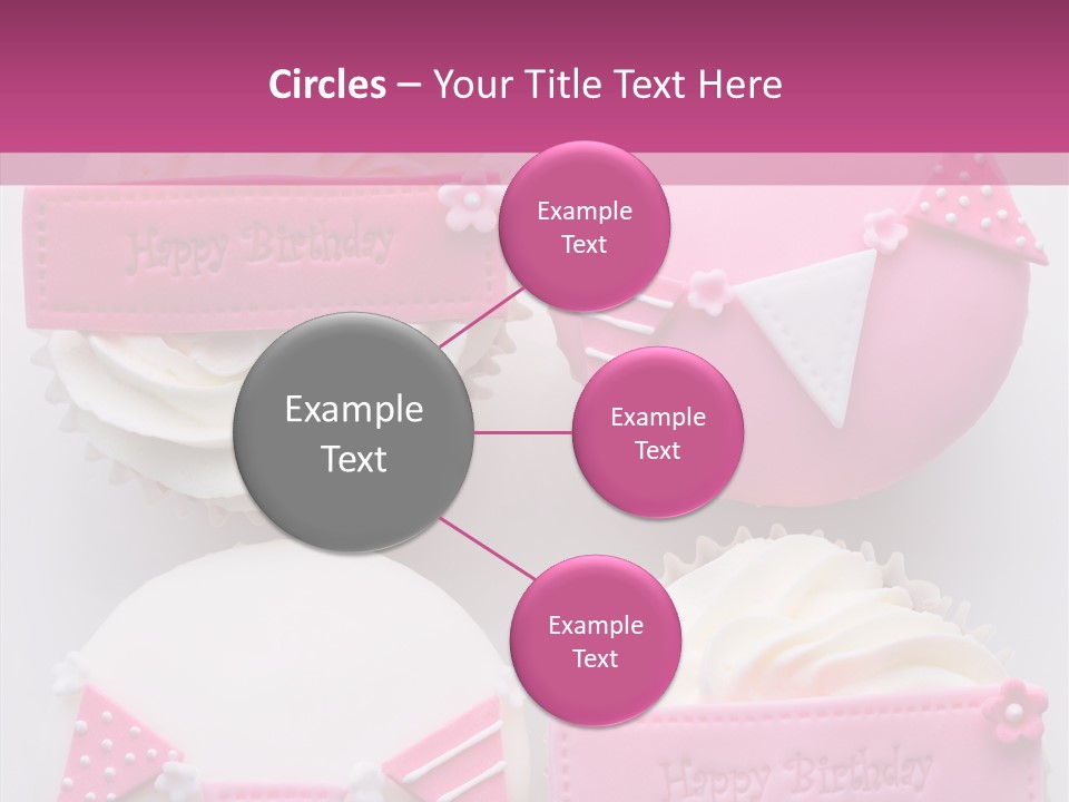 Buttercream Bunting Frosted PowerPoint Template