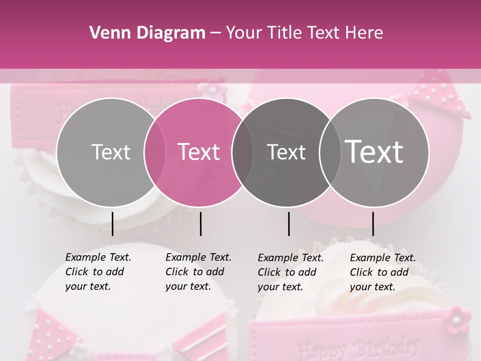 Buttercream Bunting Frosted PowerPoint Template