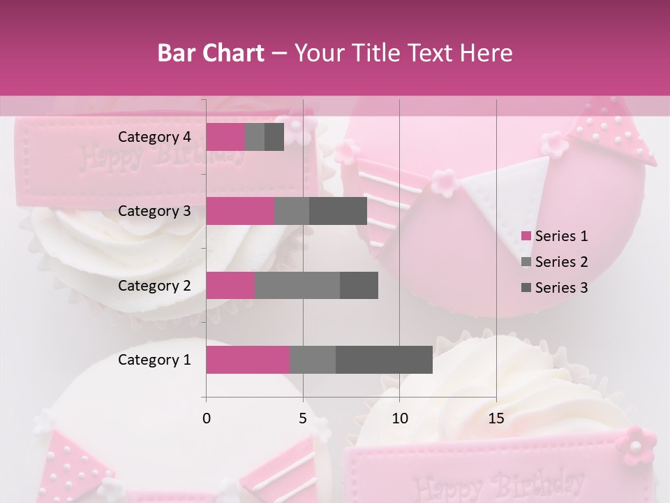 Buttercream Bunting Frosted PowerPoint Template