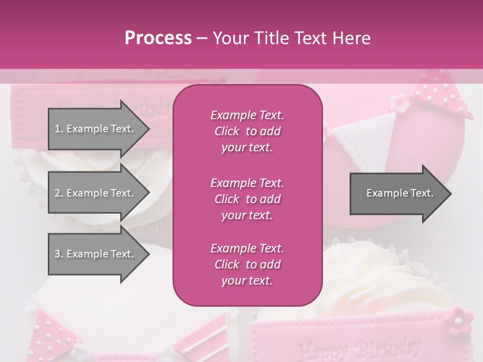 Buttercream Bunting Frosted PowerPoint Template