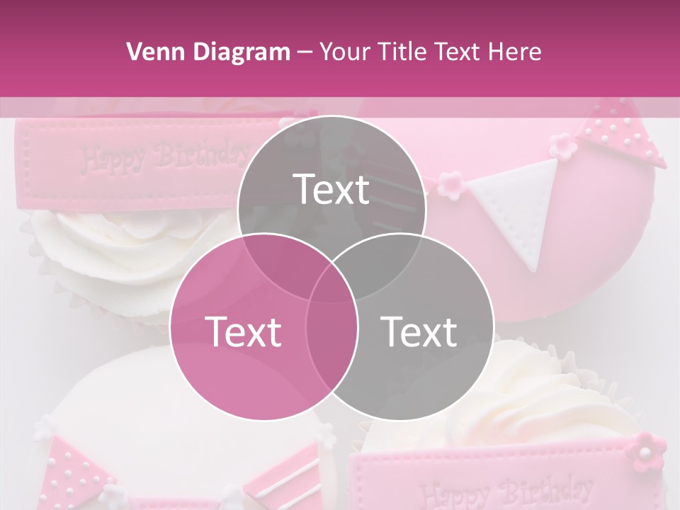 Buttercream Bunting Frosted PowerPoint Template