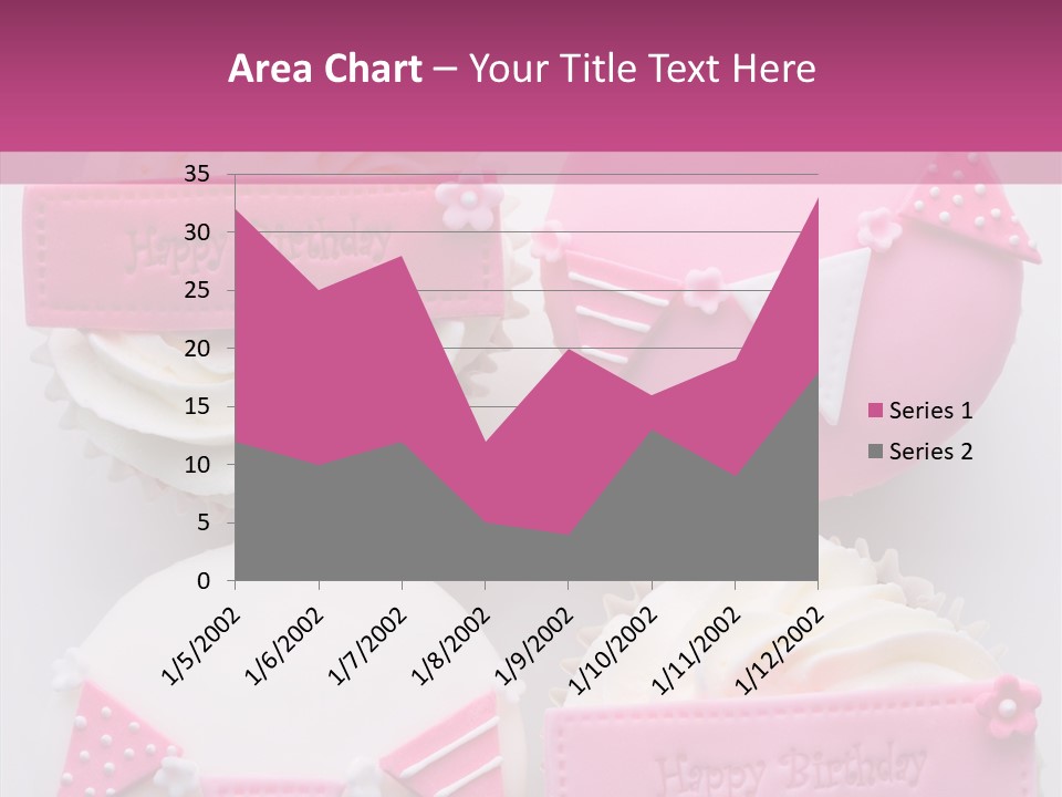 Buttercream Bunting Frosted PowerPoint Template