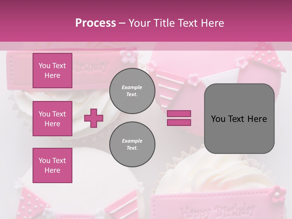 Buttercream Bunting Frosted PowerPoint Template