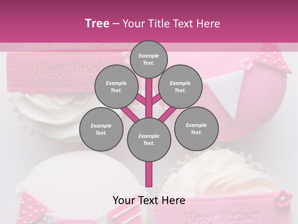Buttercream Bunting Frosted PowerPoint Template
