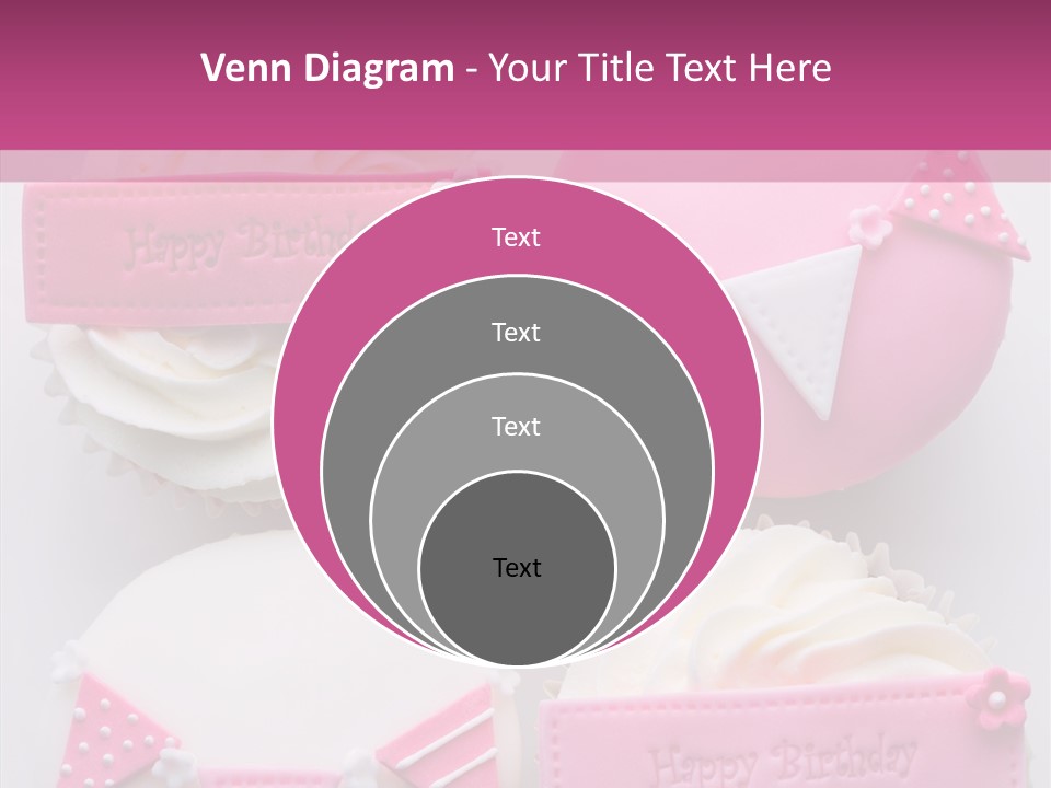 Buttercream Bunting Frosted PowerPoint Template