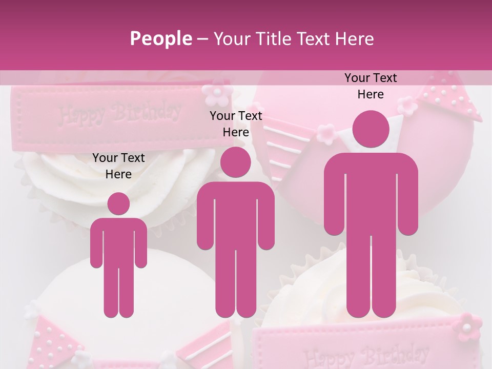 Buttercream Bunting Frosted PowerPoint Template