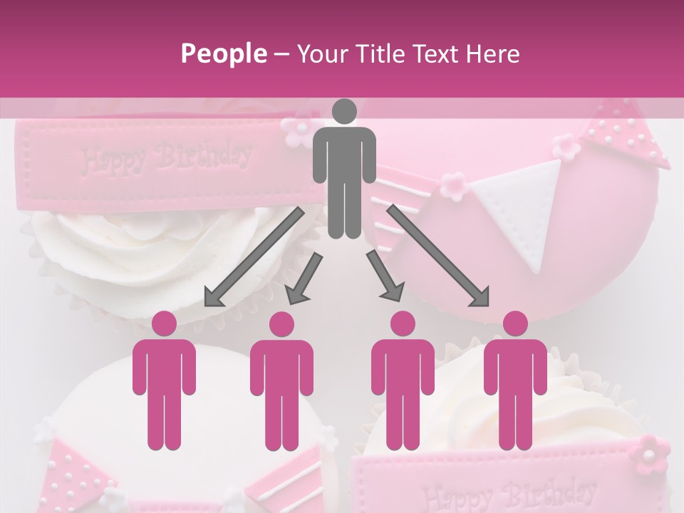 Buttercream Bunting Frosted PowerPoint Template