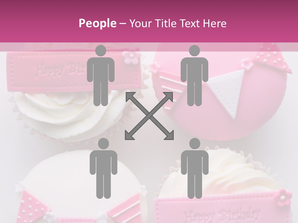 Buttercream Bunting Frosted PowerPoint Template