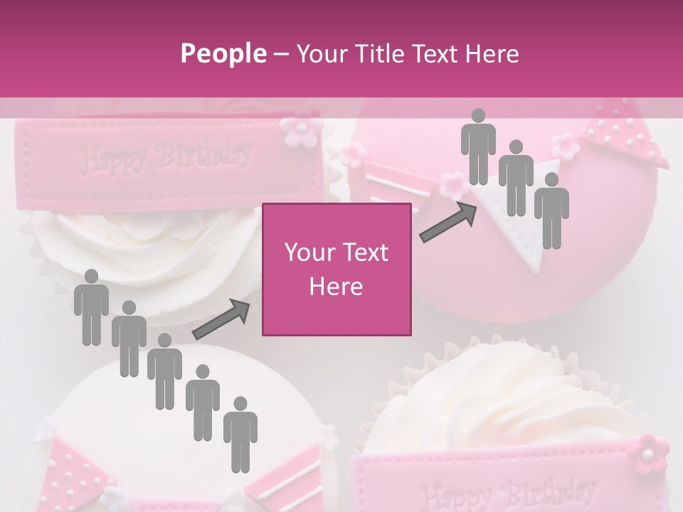 Buttercream Bunting Frosted PowerPoint Template