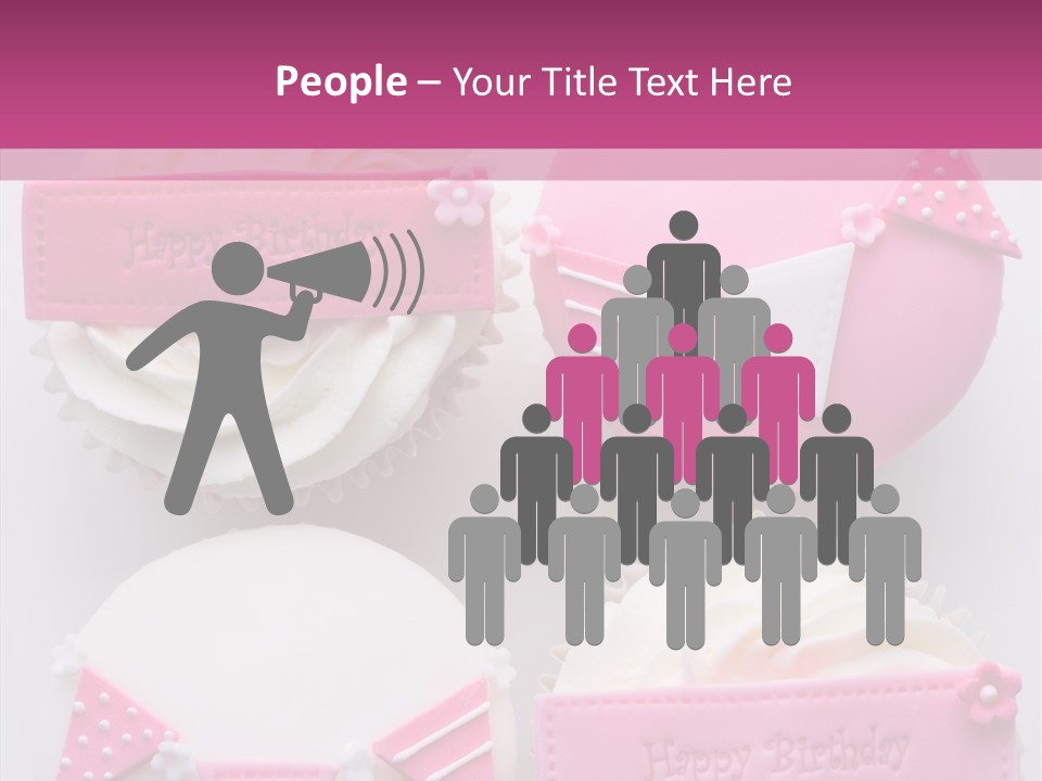 Buttercream Bunting Frosted PowerPoint Template