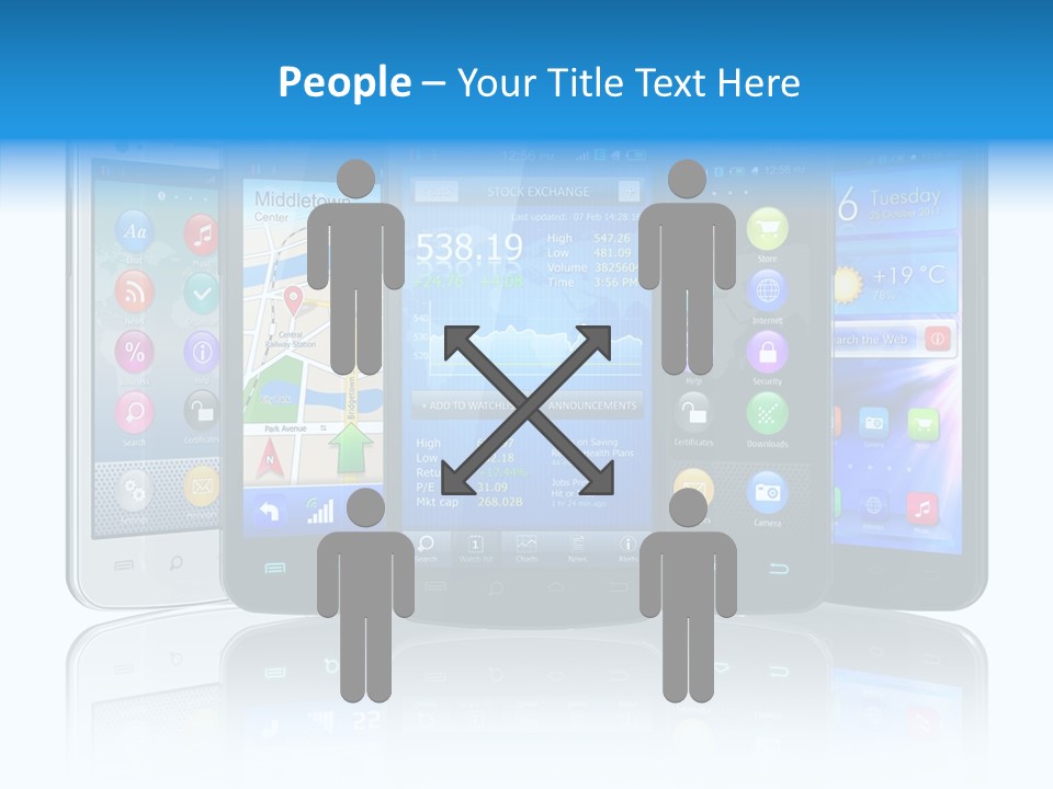 Icon Wifi Networking PowerPoint Template