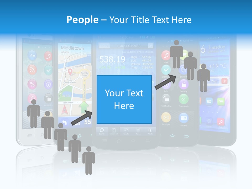 Icon Wifi Networking PowerPoint Template