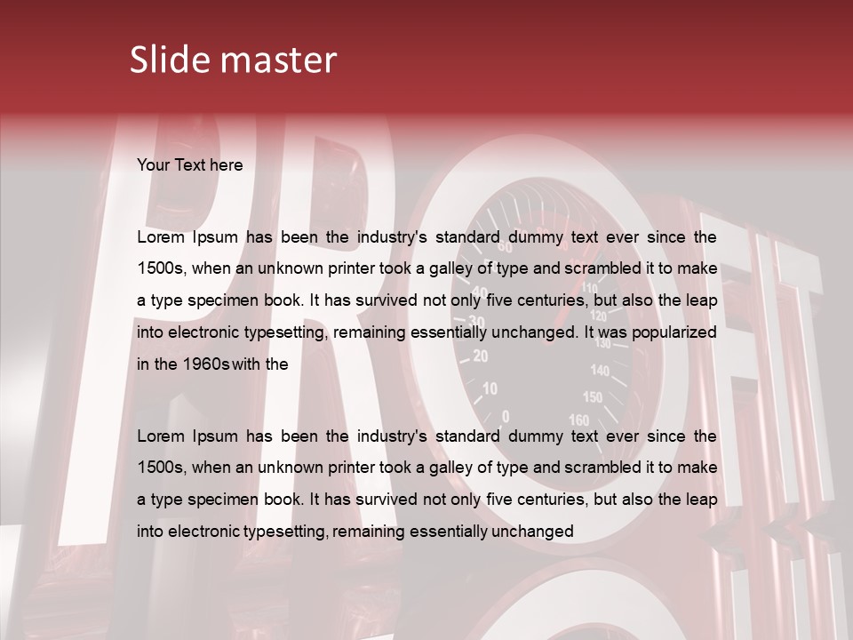 Car Drive Succeed PowerPoint Template