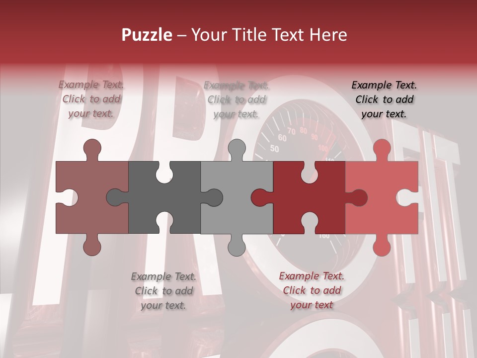 Car Drive Succeed PowerPoint Template