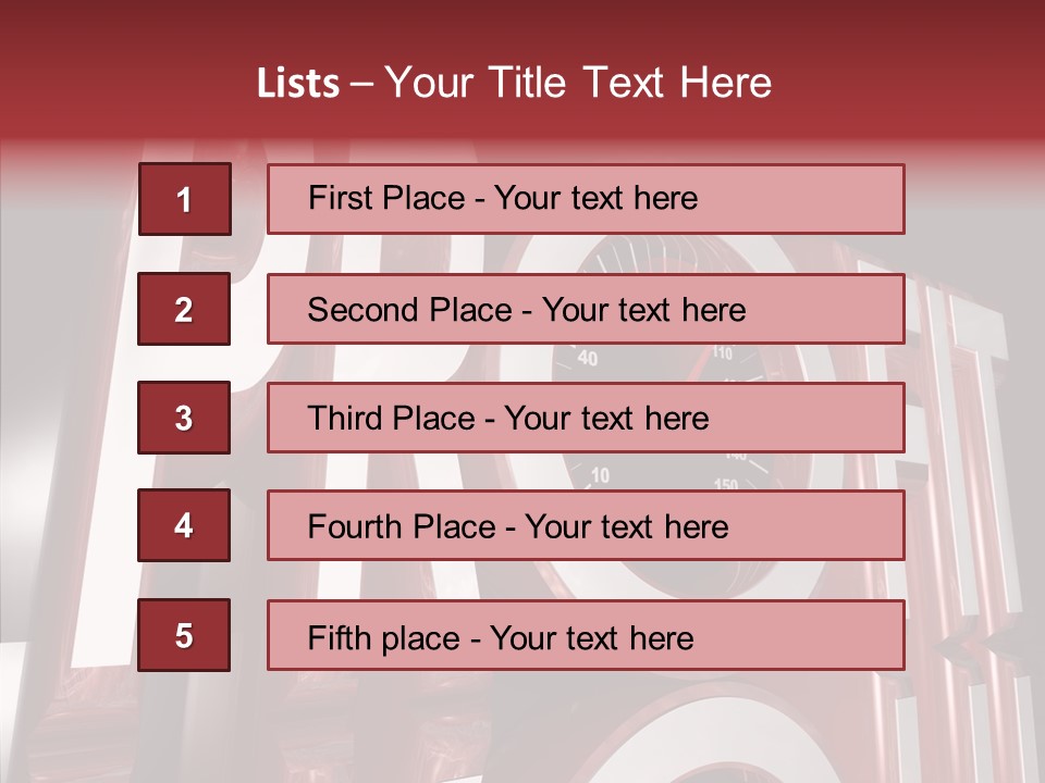 Car Drive Succeed PowerPoint Template
