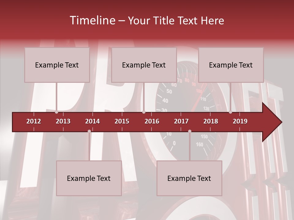Car Drive Succeed PowerPoint Template