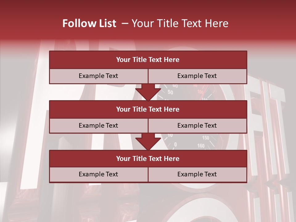 Car Drive Succeed PowerPoint Template