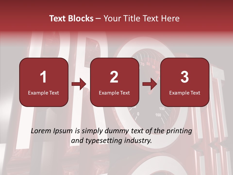 Car Drive Succeed PowerPoint Template