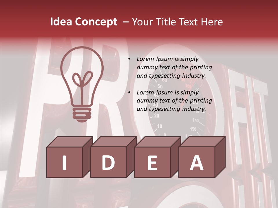 Car Drive Succeed PowerPoint Template