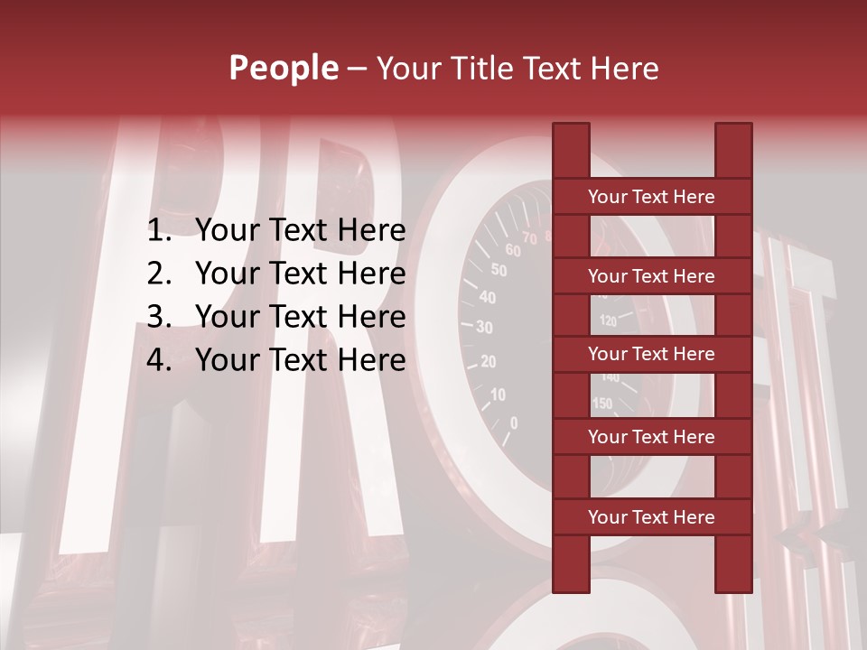 Car Drive Succeed PowerPoint Template