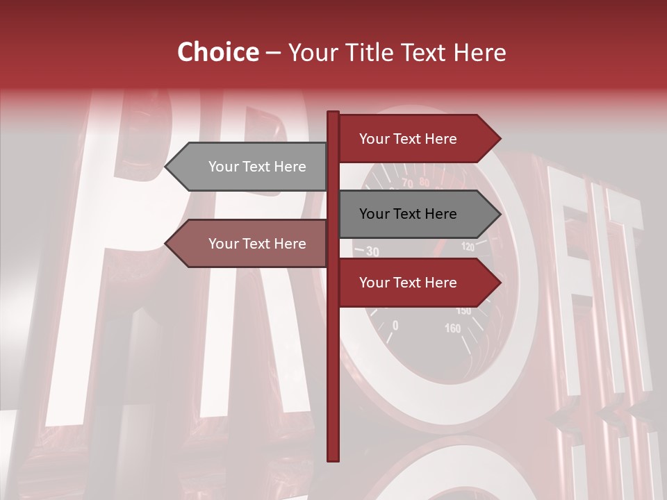 Car Drive Succeed PowerPoint Template