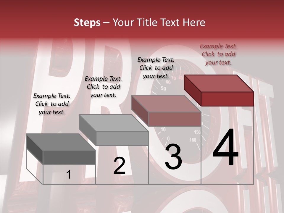 Car Drive Succeed PowerPoint Template