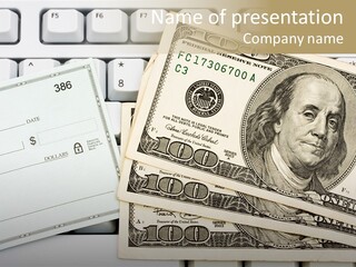 One Hundred Blank Work PowerPoint Template