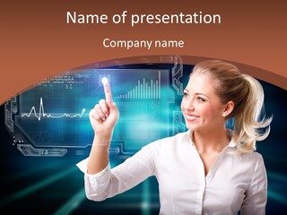 Ausw Virtuell Diagramm PowerPoint Template