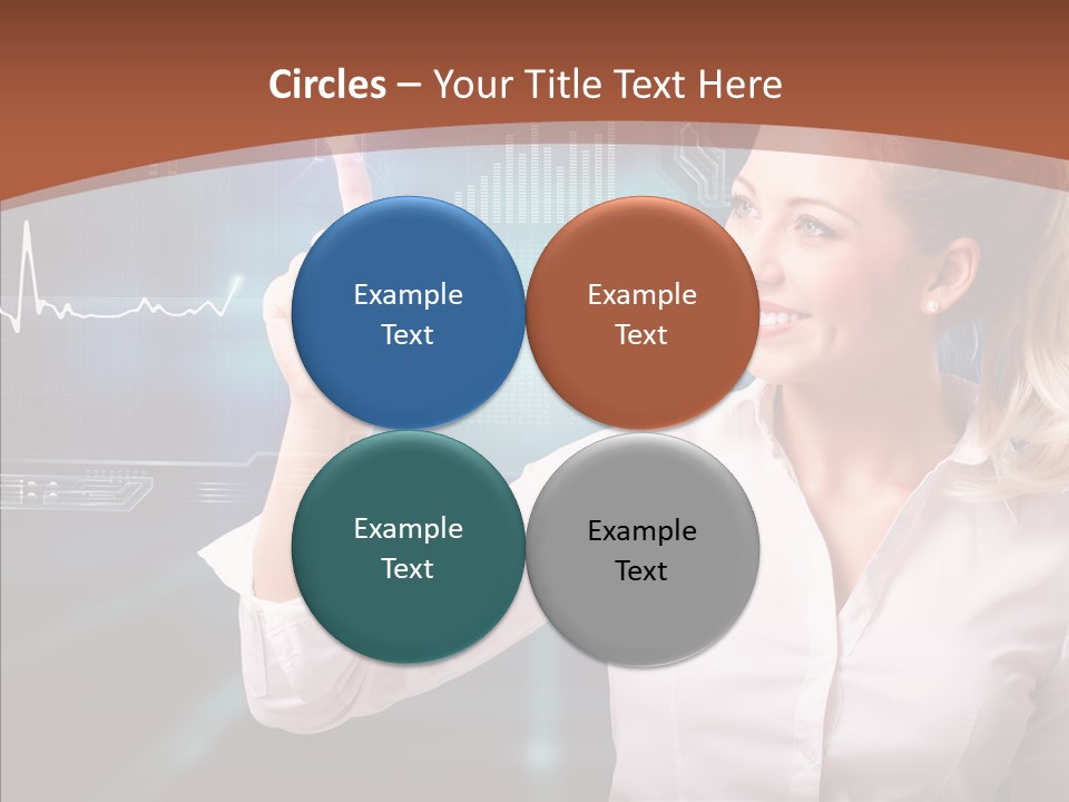 Ausw Virtuell Diagramm PowerPoint Template