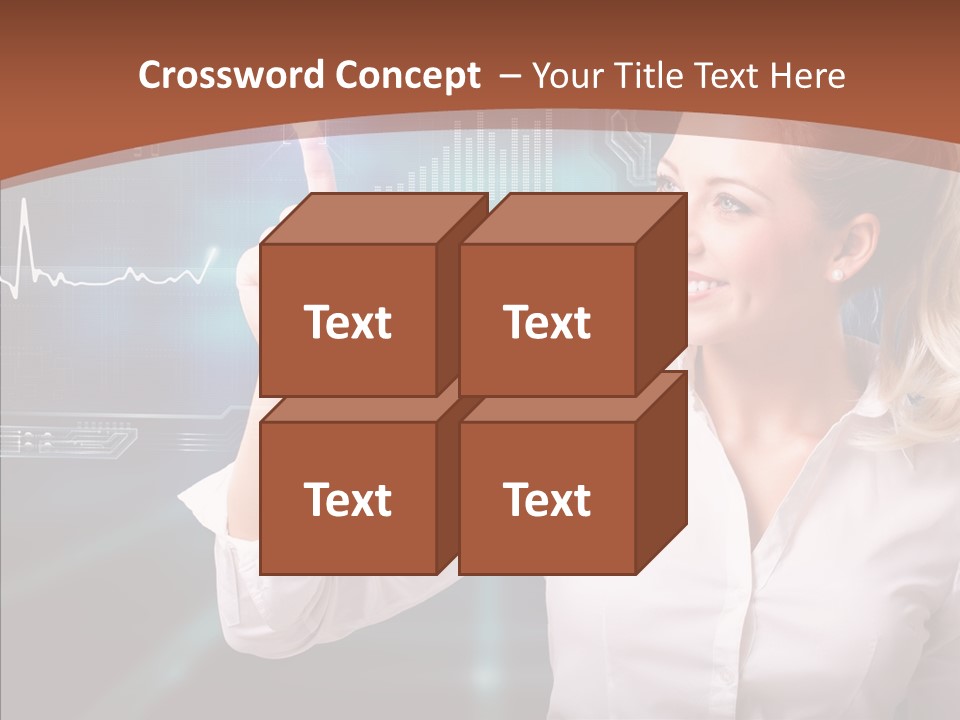Ausw Virtuell Diagramm PowerPoint Template
