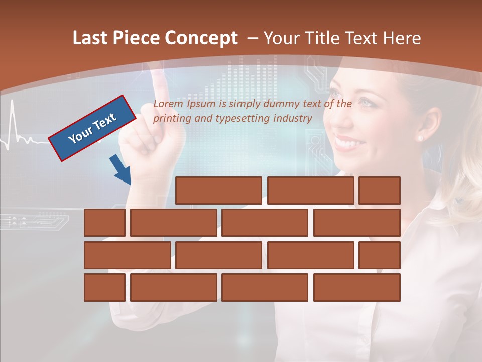 Ausw Virtuell Diagramm PowerPoint Template