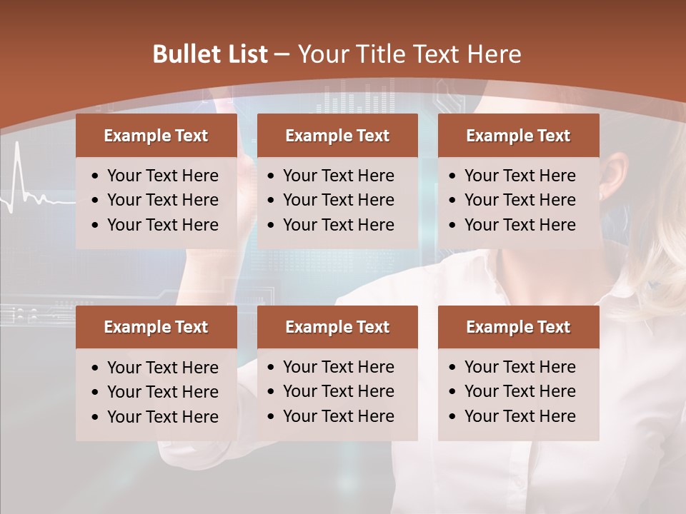 Ausw Virtuell Diagramm PowerPoint Template