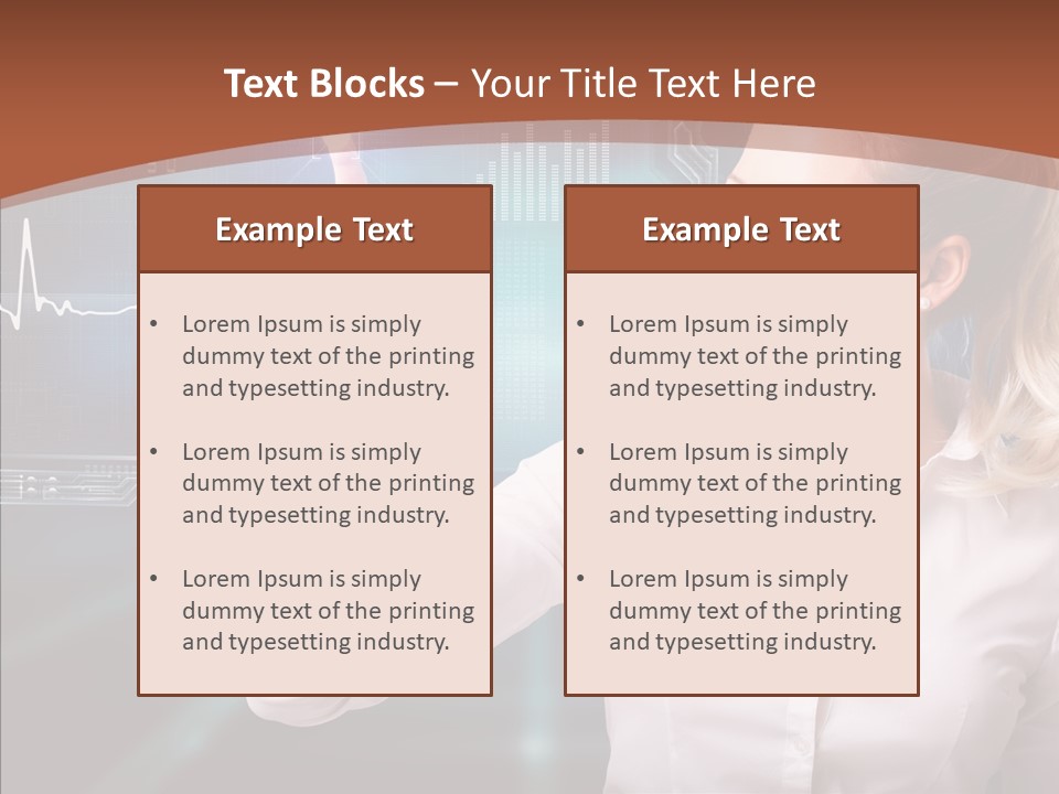 Ausw Virtuell Diagramm PowerPoint Template