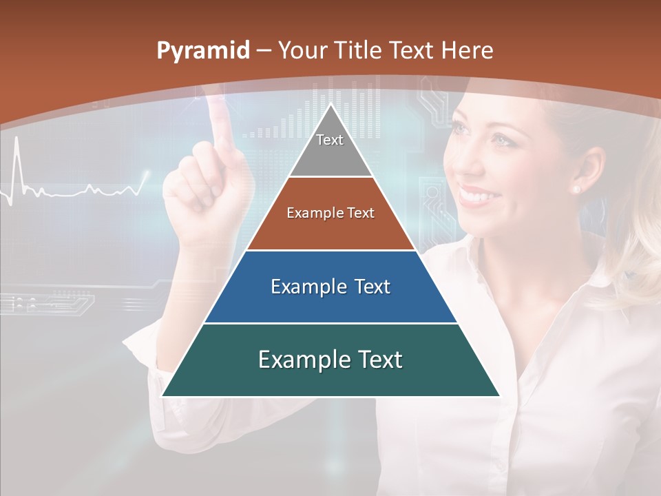 Ausw Virtuell Diagramm PowerPoint Template