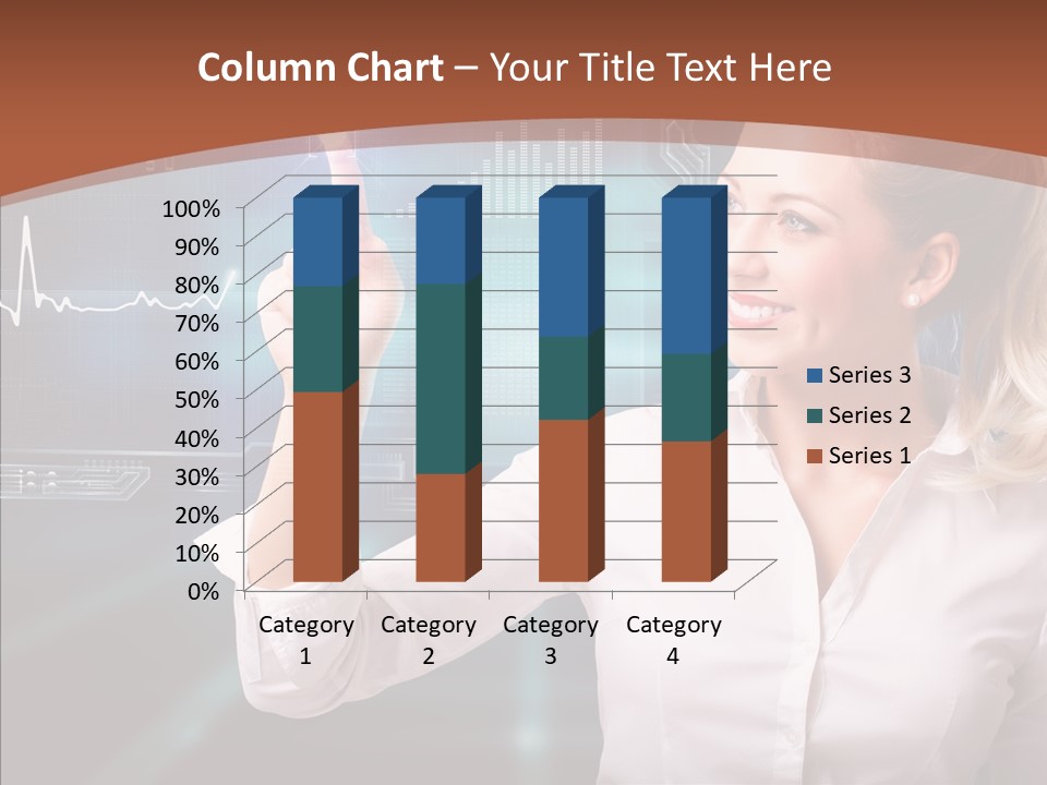 Ausw Virtuell Diagramm PowerPoint Template