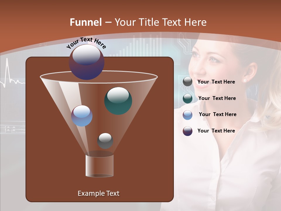 Ausw Virtuell Diagramm PowerPoint Template