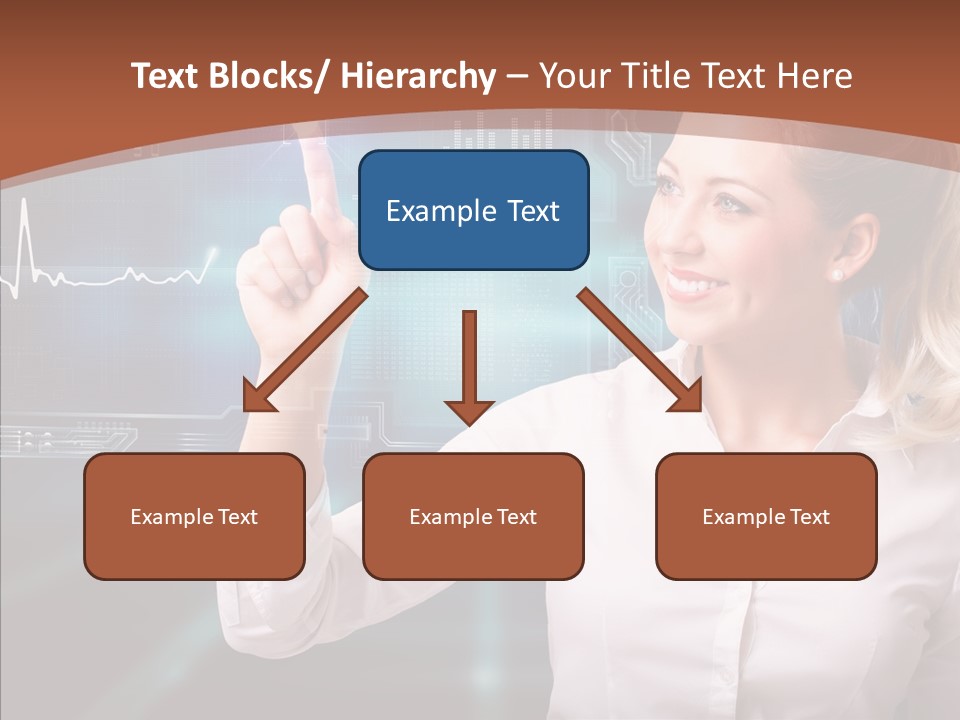 Ausw Virtuell Diagramm PowerPoint Template