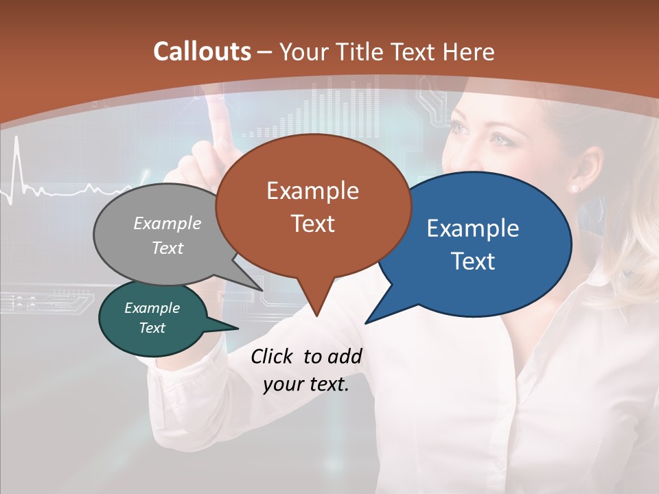 Ausw Virtuell Diagramm PowerPoint Template