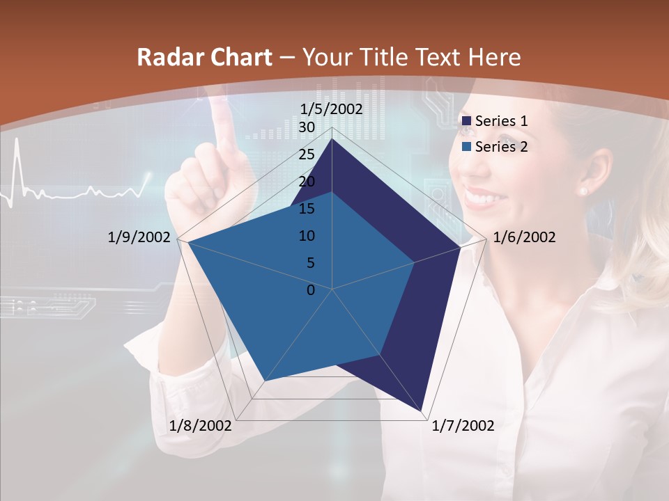 Ausw Virtuell Diagramm PowerPoint Template