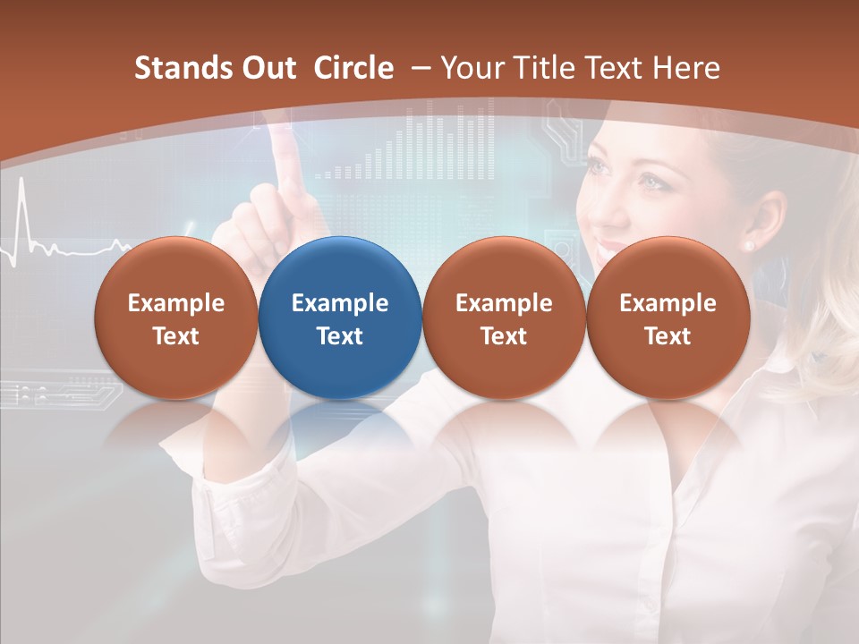 Ausw Virtuell Diagramm PowerPoint Template