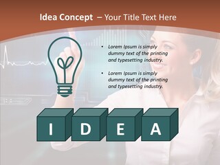 Ausw Virtuell Diagramm PowerPoint Template