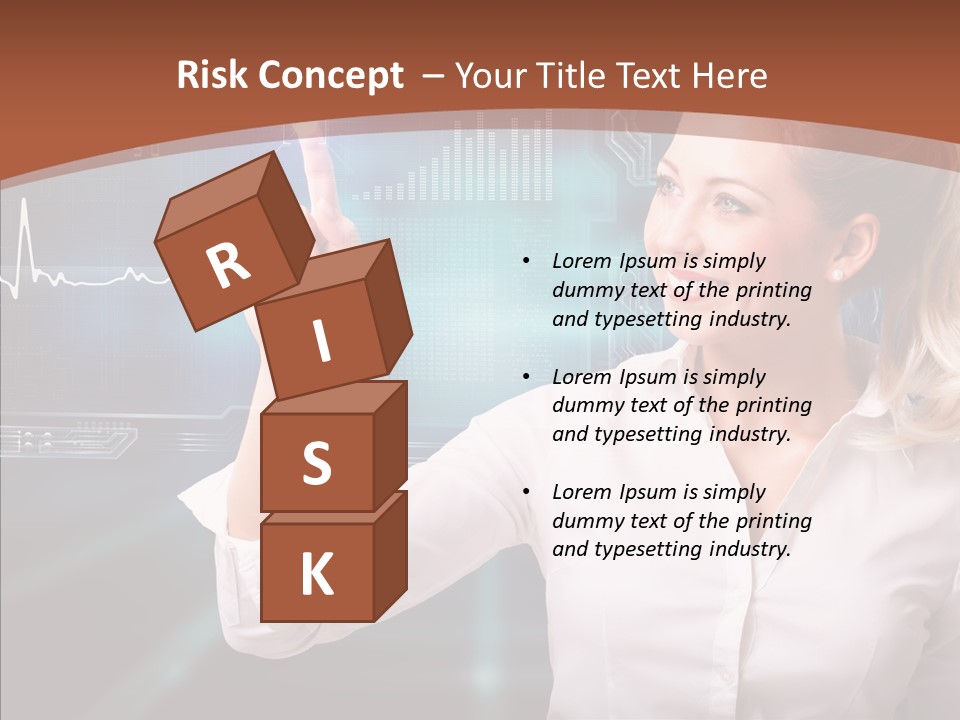 Ausw Virtuell Diagramm PowerPoint Template