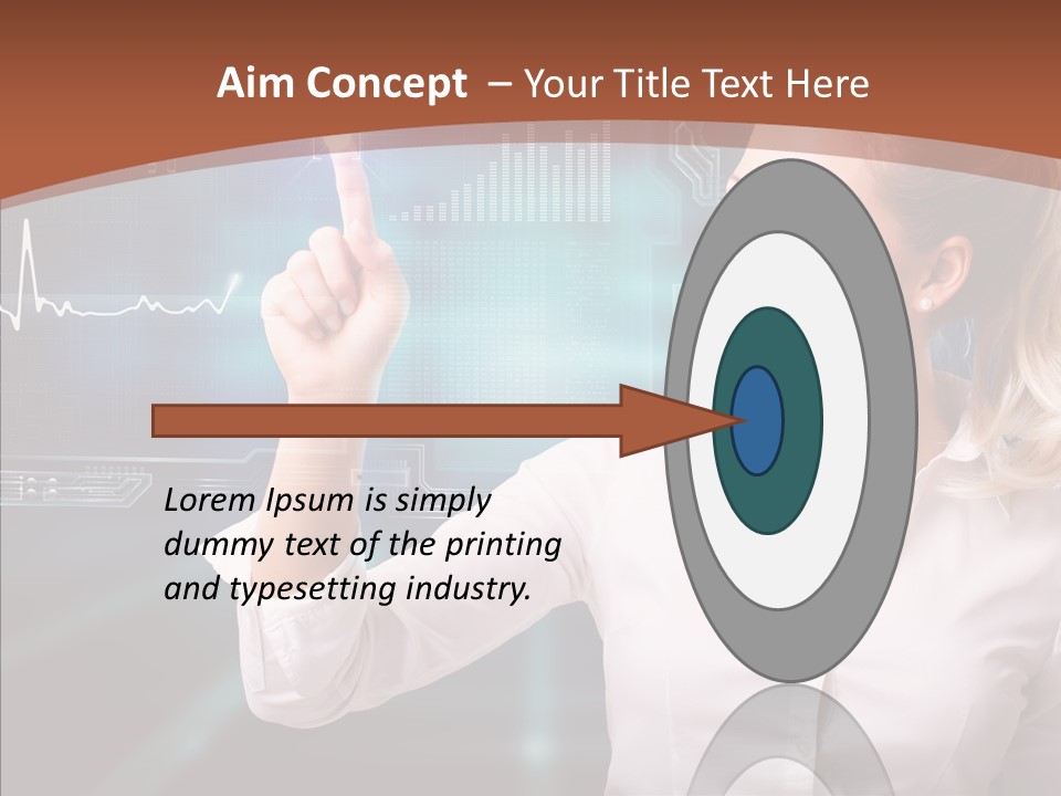 Ausw Virtuell Diagramm PowerPoint Template