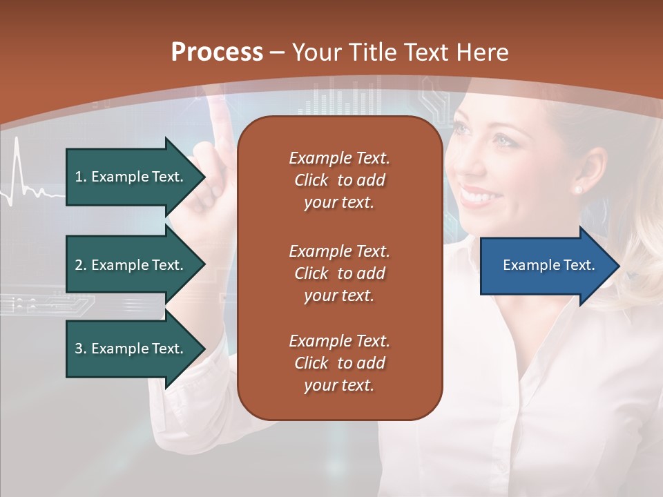 Ausw Virtuell Diagramm PowerPoint Template